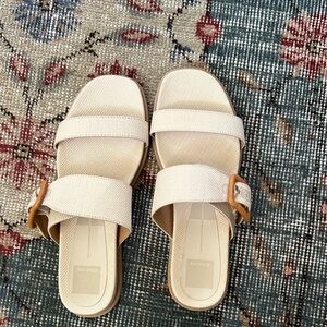 Dolce Vita Cream and Tan Sandals